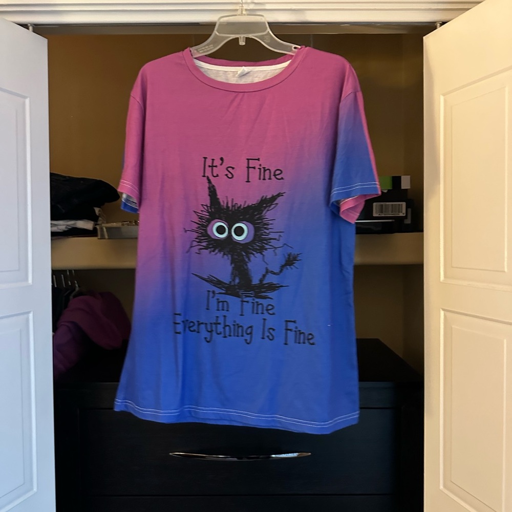 Purple and Pink 2XL Garment